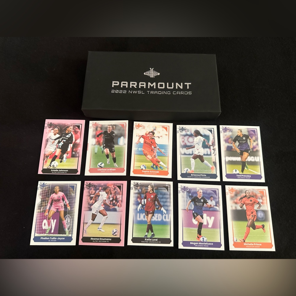 2022 NWSL Parkside Paramount Trading Cards Lot